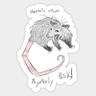 Mentally Sick Sticker